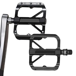 CRAVIN 5 Pcs Metal Pedals for Bike | Universal Lightweight Aluminum Alloy Platform Pedal 9/16 | Adult Replacement Bike Platform Flat Pedal for Road Mountain BMX Bike