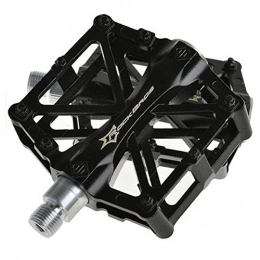 Blancho Spares Creative Mountain Bicycle Pedals Fixed Gear Bike Aluminium Alloy Pedals, Black