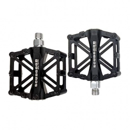 Cxraiy-SP Spares Cxraiy-SP Bicycle Pedal Mountain Bike Pedals 1 Pair Aluminum Alloy Antiskid Durable Bike Pedals Surface For Road BMX MTB Bike 5 Colors (SMS-202) Bicycle Cycling Bike Pedals (Color : Black)