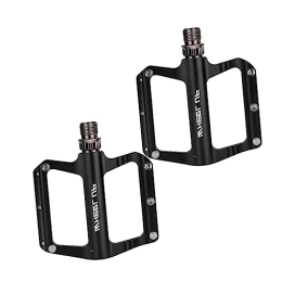 INOOMP Mountain Bike Pedal Cycling Cleats 2pcs Bicycle Accessories Mtb Pedals Black Cleats Metal Bike Pedals Clips Bike Shoes Cleatsf Non-slip Bike Pedal Black Mountain Bike Bicycle Shoes Para Bicicleta