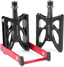 ITISIR Spares cycling pedals, cleat, Lightweight Aluminum Platform Pedals Anti-Skid Pedals 9 / 16'' For Folding Mountain Road Bike MTB BMX With Support Frame DU Sealed Bearing