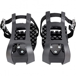 Ghzste Mountain Bike Pedal Cycling Pedals with Clips and Straps, 1 Pair of Mountain Bike Pedals for Bikes Gymnastics Indoor Exercise, Spin Bike and Outdoor Mountain Bike
