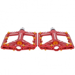 DAUERHAFT Spares DAUERHAFT Wear-resistant Mountain Road Bike Pedal Aluminium Alloy BIKEIN Bicycle Parts Robust, for Bicycles(red)