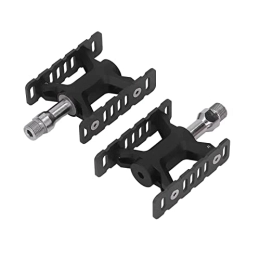 DAUZ Bike Pedals, Extended Bike Pedals With DU Bearing To Prevent Slip And Rust On Mountain Bikes (Black)