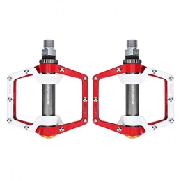 Delaman Spares Delaman Pedal, Aluminium Mountain Road Bike Pedals Lightweight Bicycle Cycling Replacement Parts 1 Pair