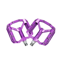 DevileLover Spares DevileLover Bicycle Pedals Non-Slip Mountain Bike Pedals Aluminum Alloy Sealed Bearing Lightweight Platform Flat Pedals for Mountain Bike Folding Road Bicycle