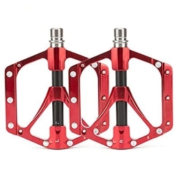 DevileLover Mountain Bike Pedal DevileLover Pedals Mountain Bicycle Pedals Aluminum Bearing Bicycle Pedals Road Bike Pedals Lightweight Durable Ultralight Road Pedals Flat Platform Pedal Mountain Bike Pedals Bicycle Flat Pedals
