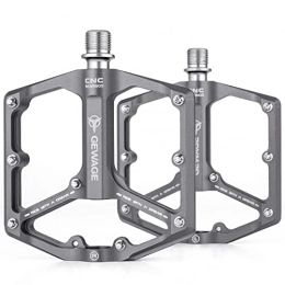 DEWU Mountain Bike Pedal DEWU Mountain Bike Pedal | Aluminum Alloy Bicycle Wide Platform Flat Pedals, Lightweight and Waterproof Bicycle Platform Pedal