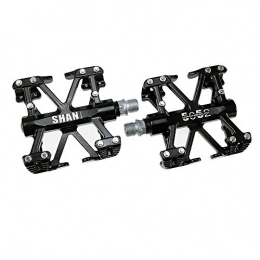 DHTOMC Spares DHTOMC Mountain Bike Pedals Magnesium Alloy Mountain Bike Pedals Bicycle Pedals Road Bicycle Pedals for MTB Road Bicycle (Color : Black, Size : One size)