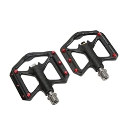 Dilwe Mountain Bike Pedal Dilwe 3 Bearings Pedale, 2Pcs Quick Release Carbon Fiber Bicycle Pedal with 9 / 16 Inch Screw Thread Axle for Most Mountain Bike, Road Bike and Bike