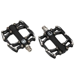 Dilwe Mountain Bike Pedal Dilwe Aluminium Alloy Bicycle Pedals, Anti‑Slip Mountain Bike Cycling Platform Flat Pedals Fiber Bicycle Pedals