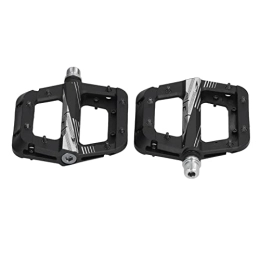Dilwe Spares Dilwe Bicycle Pedal, Bike Pedals Lightweight Nylon Fiber Bearing Bicycle Platform Flat Pedals for Road Mountain Bikes