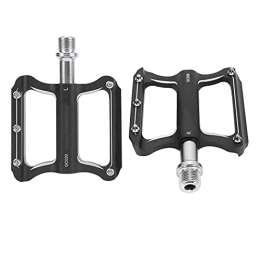 Dilwe Spares Dilwe Bicycle Pedals, 2pcs Mountain Bike Pedals DU Bearing Aluminum Alloy Bicycle Platform Flat Pedals