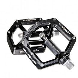 DJYSZ Spares DJYSZ Mountain Bike Bicycle Pedals Cycling Ultralight Aluminium Alloy Bike Mountain Bicycle CNC Bearing Pedals Two styles, 1