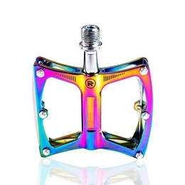 DLSM Mountain Bike Pedal DLSM Bicycle pedals, aluminum alloy bearing mountain pedals, non-slip colorful pedals, suitable for mountain bikes, road bikes, etc.
