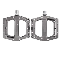 DOBOKS Spares DOBOKS For Mountain Bike Pedals MTB Pedal Aluminum Bicycle Wide Platform Flat Pedals Sealed Bearing Bicycle Pedals (Color : MZ-326 silver)