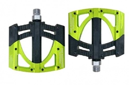 Donglinshangcheng Mountain Bike Pedal Donglinshangcheng Bicycle pedals, mountain bike pedals 3 Bearings Road Bike Pedals Ultralight MTB Bicycle Pedal Bike Accessories Suitable for general mountain bikes, road bikes, c ( Color : Green )