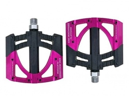 Donglinshangcheng Spares Donglinshangcheng Bicycle pedals, mountain bike pedals 3 Bearings Road Bike Pedals Ultralight MTB Bicycle Pedal Bike Accessories Suitable for general mountain bikes, road bikes, c ( Color : Pink )