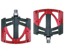 Donglinshangcheng Spares Donglinshangcheng Bicycle pedals, mountain bike pedals 3 Bearings Road Bike Pedals Ultralight MTB Bicycle Pedal Bike Accessories Suitable for general mountain bikes, road bikes, c ( Color : Red )