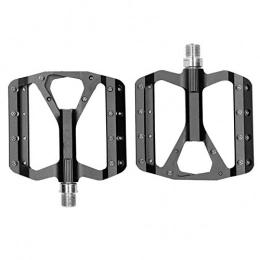 Dpofirs Spares Dpofirs JT03 CNC Aluminum Alloy Bicycle Pedals, Ultralight Swivel Anti-Slip Pedals for Mountain Bikes, Suitable for Most Bicycles(black)