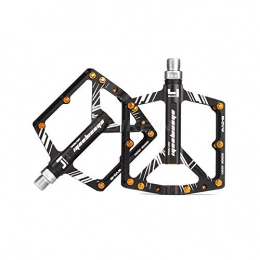 DRAKE18 Spares DRAKE18 Bicycle pedals, aluminum alloy non-slip and durable ultra-light mountain bike pedals for 9 / 16 MTB BMX mountain road bike hybrid pedals, A