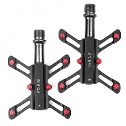 DRAKE18 Spares DRAKE18 Bike pedals, aluminum alloy non-slip and durable ultra-light mountain Bicycle pedals for 9 / 16 inch BMX mountain road bike hybrid pedals