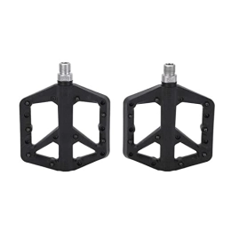 DRILLING Mountain Bike Pedal DRILLING Sun MS Mountain Bike Pedal Wear Resistant Lightweight Anti Slip Bike Pedals Compatible With Folding Bikes Compatible With Road Bikes Compatible With City Bikes (Color : Svart)