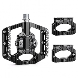 DRXX Mountain Bike Pedal DRXX Mountain Bike Pedals Non-skid and Durable Bicycle Flat Platform Compatible with Lock Pedal Installation Tool for Road and Mountain