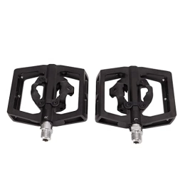Airshi Spares Dual Function Bike Sealed Pedals, Durable Aluminum Alloy Mountain Bike Pedals Large Empty Area for Cycling