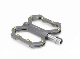 DUBAOBAO Mountain Bike Pedal DUBAOBAO Mountain Bike Bicycle Pedals, Aluminum Alloy Palin Bearing Titanium Shaft Pedals, Bicycle Bicycle Accessories Pedal