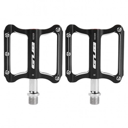 DUNRU Spares DUNRU Bike Pedal 1 Pair Bicycle Pedals Ultralight Sealed Bearings Aluminium Alloy Mountain Road Bike Axle Non-Slip Flat Pedals Road Bike Pedals (Color : Black)