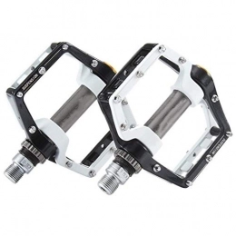 NOLOGO Mountain Bike Pedal Durable Bike Pedals Ultra Light MTB Sealed Bearing Bicycle Pedals 9 / 16" Aluminum Alloy Road Mountain Bike Cycling Pedals (Color : Black)