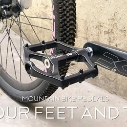 DWSLY Mountain Bike Pedal DWSLY Bicycle mountain bike pedal 1 Pair Fixed MTB BMX Bicycle Pedals Foot Pegs Outdoor Riding Sport Durable Pedal DH Crank MTB Road Bike Cycling Pedals Suitable for mountain bikes, folding bikes