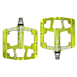 E/T Spares E / T Bicycle Metal Pedals, Aluminum Alloy Bicycle Pedals, lat Pedals, 3 Bearings Non-Slip Waterproof Dustproof, for Road Bike, Mountain Bike