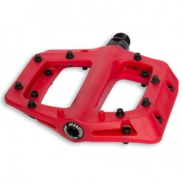 Eastern Spares Eastern MTB Bike Pedal Nylon 3 Bearing Composite 9 / 16 Mountain Bike Pedals High-Strength Non-Slip Bicycle Pedals Surface for Road BMX MTB Fixie Bikesflat Bike (Red)