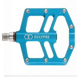 Eclypse Spares Eclypse RALB Mountain Bike and BMX Platform Pedals Alloy Body Cromolly Spindle 9 / 16'' Pair (Blue)
