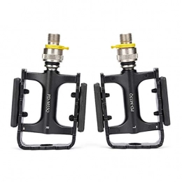 Eksesor Spares Eksesor Pedals with anti-slip, pedals made of aluminum for mountain bikes, trekking and city, bicycle platform pedals with reflectors