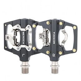 EliteMill Mountain Bike Pedal EliteMill Mountain Bike Pedals, Bicycle Flat Pedals Lightweight Aluminum Alloy Pedals with Left Right Marks Bike Bearing Platform Pedals for Road Mountain Bike