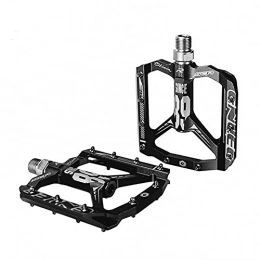 SUFUL Spares ENLEE Cycling Pedals, New Aluminum Anti Skid Durable Mountain Bike Pedals Road Bike (Black)
