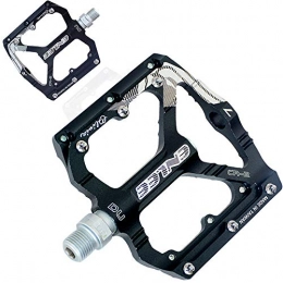 ENLEE Mountain Bike Pedal ENLEE Mountain Road Bike Pedal MTB DH Cross-Country 9 / 16" UD Bearing Light weigh Bicycle Pedals (Black)