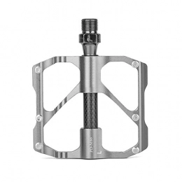 ER-JI Spares ER-JI Bicycle pedals, ultra-light and durable aluminum alloy mountain bike pedals, road bike pedal accessories, Gray, M86C