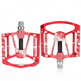 ertertre Bike Pedals,Mountain Bicycle Pedals Aluminum Antiskid Durable Bicycle Cycling 3 Bearing Pedals for Leisure BMX Road Bike