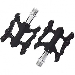 Esenlong Spares Esenlong Bike Pedals Aluminum Alloy Bicycle Platform Pedals with Anti Skid Pegs Lightweight Bike Pedals for Mountain Road Bike