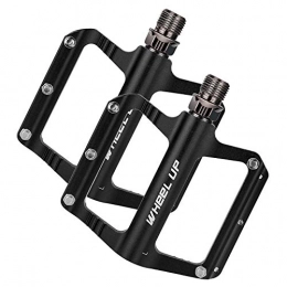 Esenlong Spares Esenlong MTB Mountain Bike Pedals Bicycle Flat Platform Compatible with Mountain Bike Dual Function Sealed Clipless Aluminum 9 / 16 Pedals with Cleats for Road, MTB, Mountain Bikes
