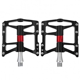 Eulbevoli Spares Eulbevoli Mountain Road Bike Pedals durable Lightweight Bicycle Replacement Accessories for Training Competition for trail riding(black)