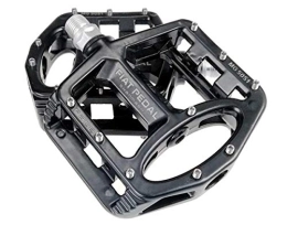 Evetin Spares Evetin 5051-1 Ultra Lightweight Magnesium Pedals for Mountain Bike, BMX, Mountain Bike, Rope Bike, Universal 9 / 16", Black