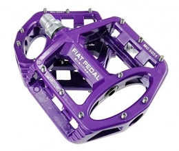 Evetin Spares Evetin 5051-1 Ultra Lightweight Magnesium Pedals for Mountain Bike, BMX, Mountain Bike, Rope Bike, Universal 9 / 16", Lilac