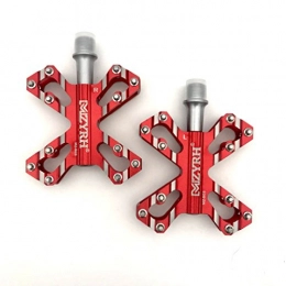 MZ Spares Evetin Mountain Bike Ultralight 3Sealed Bearing Trekking Bicycle Pedals 503, red
