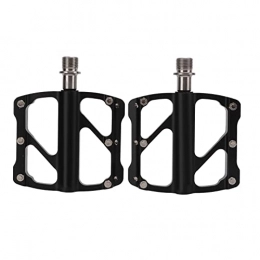 EVTSCAN Mountain Bike Pedal EVTSCAN 1Pair Bike Flat Platform Pedals - Mountain Road Bicycle Aluminum Ultra Light with 3 Bearings for Replacement