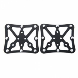 ExcLent Mountain Bike Pedal ExcLent Mountain Bike Self-locking Pedal Lock Stepping Flat Pedal Lock Plate Clasp - BLACK
